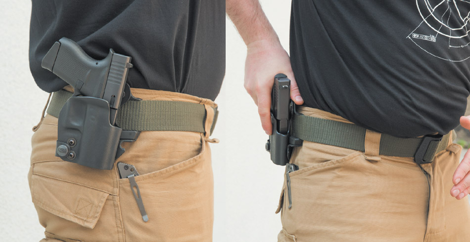 Даже карманный пистолет лучше носить в кобуре — например, от компании Front Line
