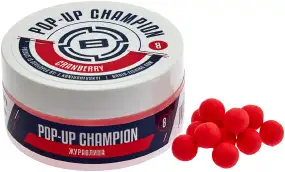 Бойлы Brain Champion Pop-Up Сranberry (клюква) 8mm 34g
