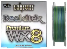 Шнур YGK Lonfort Real DTex X8 150m (мультиколор) #0.4/12lb