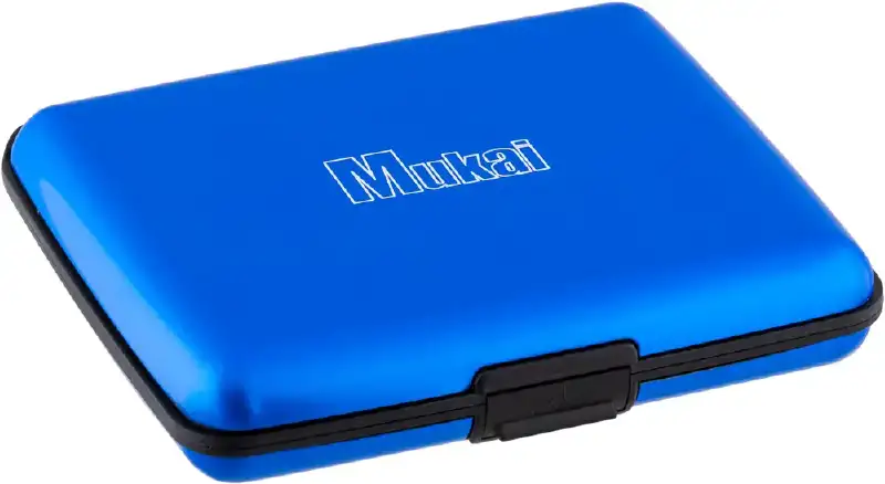 Кошелек для приманок Mukai Lure Hard Case Size S Metalic Blue