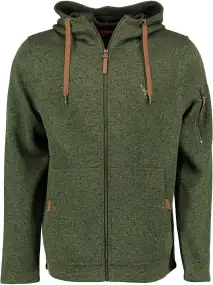 Кофта Orbis Textil Herrenjacke Strick-Fleece Зелений