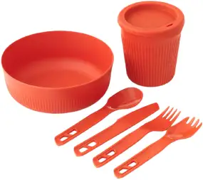 Набор посуды Sea To Summit Passage Dinnerware Sett 6 предметов Spicy Orange