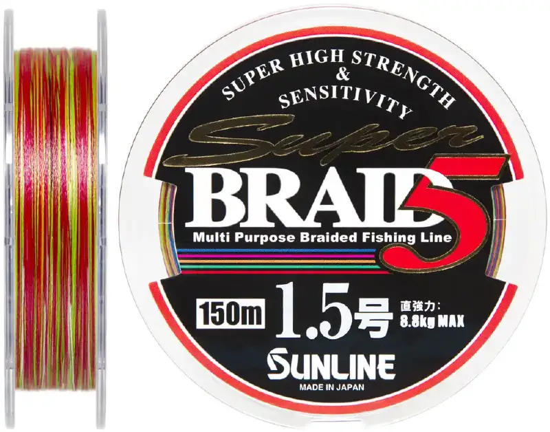 Шнур Sunline Super Braid 5 150m #1.5/0.205mm 8.8kg