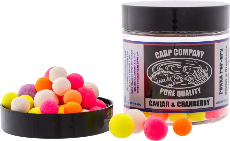 Бойлы Carp Company Pop-Ups Caviar & Cranberry Mixed (Flouro) 12 mm&16 mm
