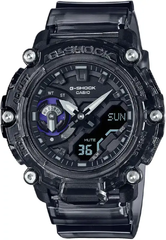 Годинник Casio GA-2200SKL-8A G-Shock. Чорний