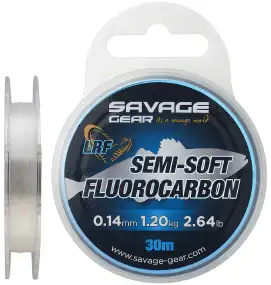 Флюорокарбон Savage Gear Semi-Soft LRF 30m 0.14mm 1.2kg Clear
