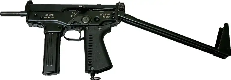 Пистолет пневматический ТиРэкс с прикладом Blowback кал. 4.5 мм BB