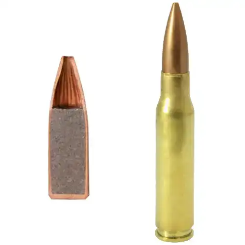 Патрон Black Hills Gold кал.22-250 Rem пуля Barnes Varmint Grenade масса 2,33 г
