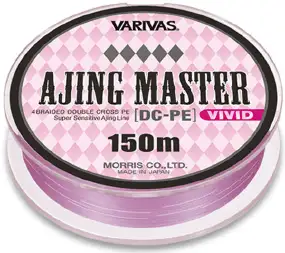 Шнур Varivas Ajing Master DC-PE Vivid 150m #0.3/0.09mm 5.4lb