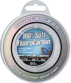 Флюорокарбон Savage Gear Soft Fluorocarbon 50m Clear