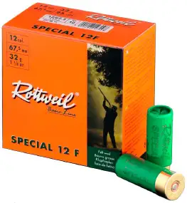 Патрон Rottweil Special 12 F кал.12/67,5 дріб № 4 (3,2 мм) наважка 32 г