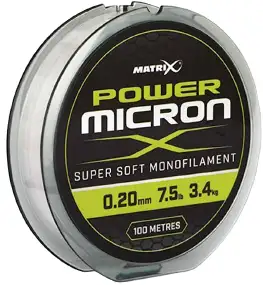 Леска Matrix Power Micron X 100m 0.09mm 2.0lb/0.9kg