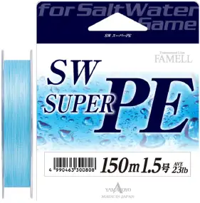 Шнур Yamatoyo SW Super PE 150m (Blue) #1.0 15lb
