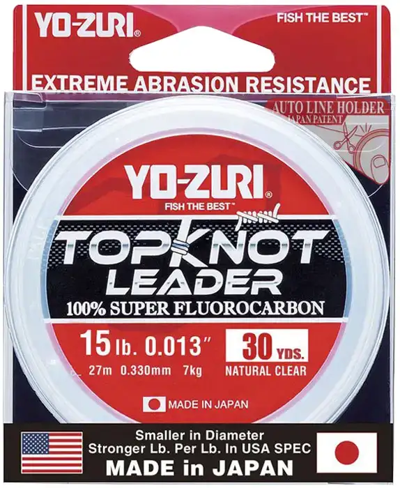 Флюорокарбон YO-Zuri Topknot Leader 28m 0.470 mm 14.7 kg ц:прозорий