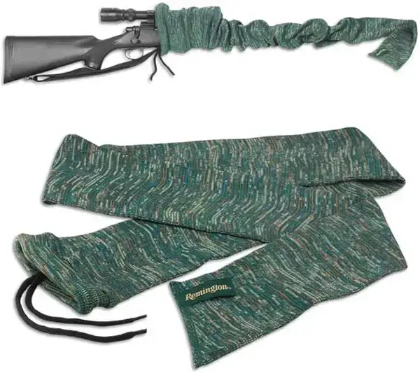 Чехол Remington Gun Sock для ружей и карабинов. Размеры: 130 см. Материал - 100% хлопок. Цвет - зеленый.