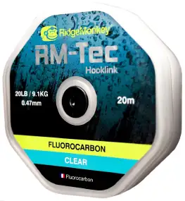 Флюорокарбон RidgeMonkey RM-Tec Fluorocarbon Hooklink 20m ц:clear