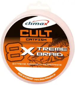 Шнур Climax Cult Catfish X-Treme Braid 0.40mm 38.0kg 280m ц:gray
