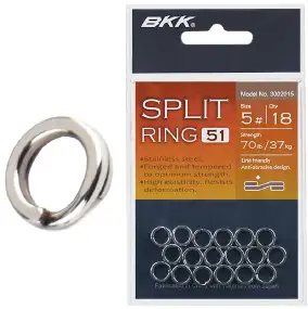 Кольцо заводное BKK Split Ring-51 #6 (16 шт/уп)
