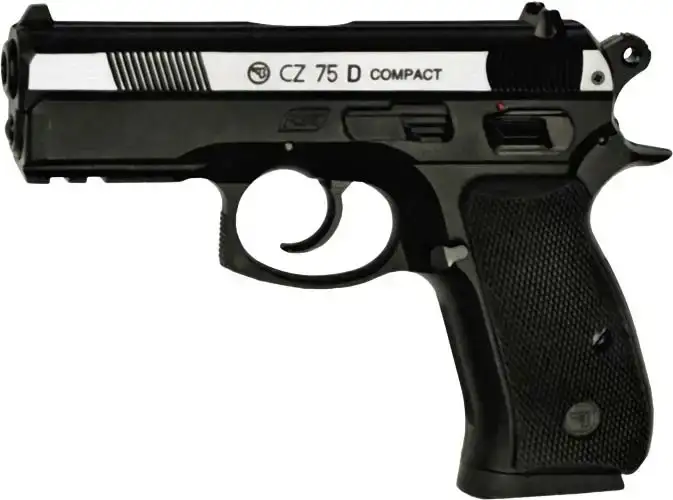 Пистолет пневматический ASG CZ 75D Compact Nickel BB кал. 4.5 мм