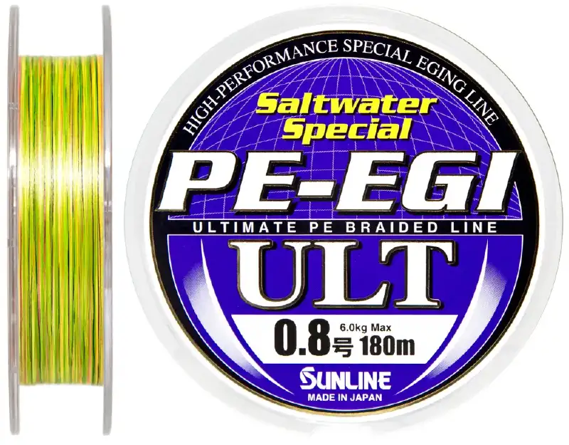 Шнур Sunline PE-EGI ULT 180m #0.8/0.148мм 6.0кг