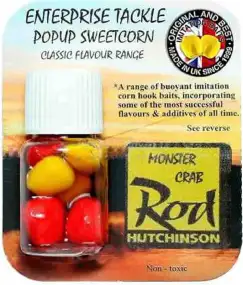 Штучна насадка Enterprise tackle Classic Popup Sweetcorn Range Monster Crab Yellow & Red (Rod Hutchinson)