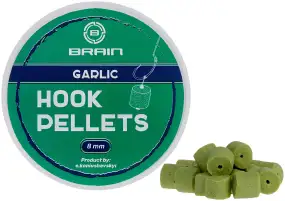 Пелети Brain Hook Pellets Garlic (часник) 8mm 70g