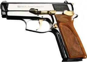 Пистолет стартовый EKOL ARAS COMPACT кал. 9 мм. Цвет - белый