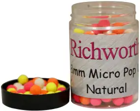 Бойлы Richworth Micro Pop-Ups Natural 6-8mm