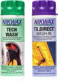 Средство для стирки Nikwax Twin Pack 300 мл. Tech Wash + TX Direct 