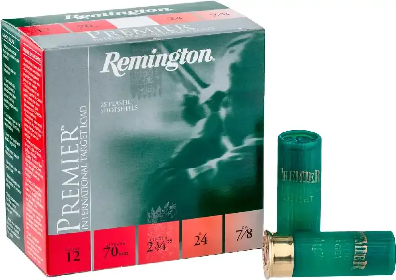 Патрон Remington Premier International Target кал. 12/70 дріб №7,5 (2,4 мм) наважка 24 м