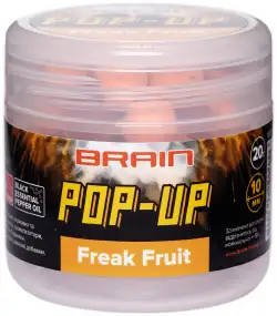 Бойлы Brain Pop-Up F1 Freak Fruit (апельсин/кальмар) 8mm 20g