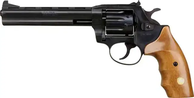 Револьвер флобера Alfa mod.461 6". Рукоять №6. Материал рукояти - дерево