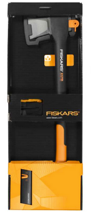 Набір інструментів Fiskars 121464 Сокира Х15 + чавило