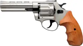 Револьвер флобера ZBROIA PROFI-4.5" Сатин. Материал рукояти - бук