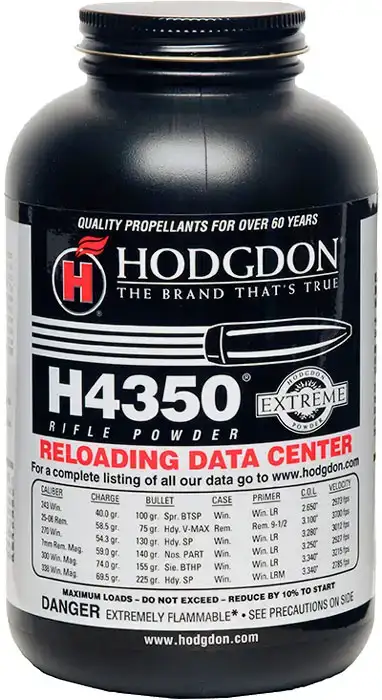 Порох Hodgdon H4350. Вес - 0,454 кг