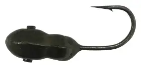 Мормишка вольфрамова Shark Подвійний кулька з отвором 0,8г діам 4,0 мм гачок D14 к:чорний
