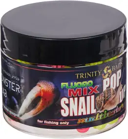 Бойлы Trinity Pop-Up Mini Snail Monster Crab Fluoro Mix 5x8mm
