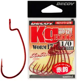 Крючок Decoy Worm17R Kg Hook R #2/0 (6 шт/уп)