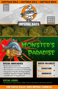 Бойлы Imperial Baits Carptrack Monsterґs Paradise Boilie 24мм 300г