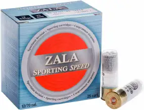 Патрон Zala Arms Sporting SPEED кал. 12/70 дробь № 8 (2,3 мм) навеска 28 г. Начальная скорость 420 м/с. 25 шт/уп.