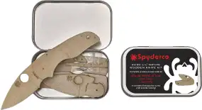 Игровой набор Spyderco Wooden Kit LIL