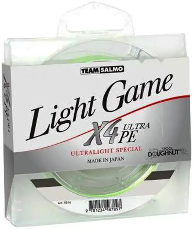 Шнур Salmo Light Game Fine GreenX4 Ultra PE 100m 0.042mm