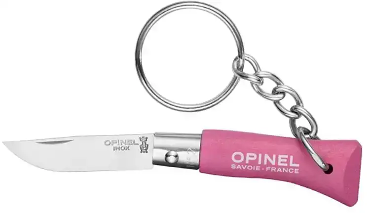 Нож-брелок Opinel №2 VRI ц:розовый