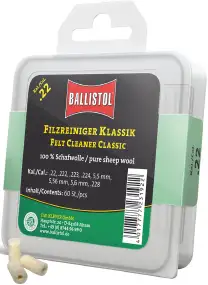 Патч для чистки Ballistol войлочный классический для кал. 22. 60шт/уп