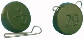 Грузило-головка DS Эксцентрик зелений 40г (5шт/уп)