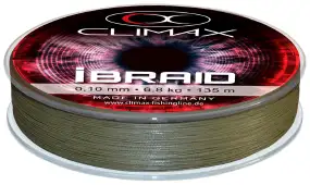 Шнур Climax iBraid 8 135m (olive) 0.10mm 6.8kg