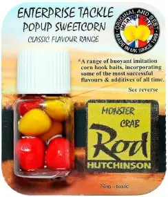 Искусственная насадка Enterprise tackle Classic Popup Sweetcorn Megaspice Yellow & Orange (Rod Hutchinson)