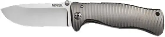 Нож Lionsteel SR2  Mini Titanium grey