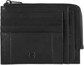 Кредитница Piquadro Brief Zipper coin pouch with credit card slots Black