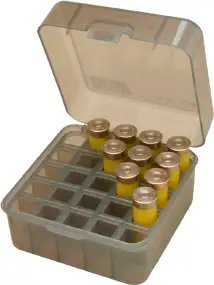 Коробка MTM Dual Gauge Shotshell Case 3.5" на 25 патронів кал. 12/89. Колір – димчастий